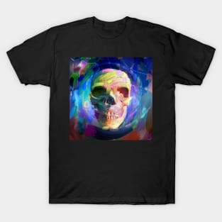 Skull colorful painting T-Shirt